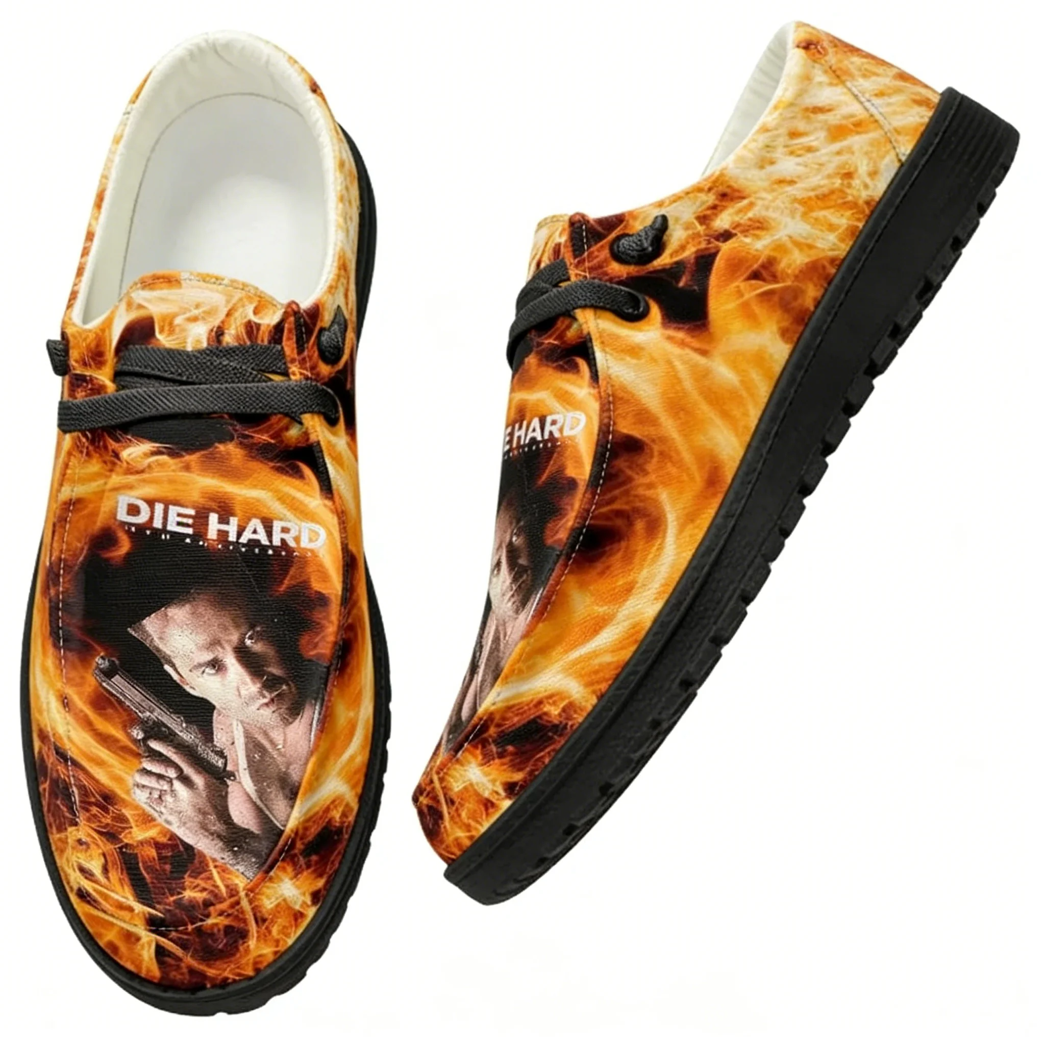 Sewing Custom - Die Hard Movie Casual Shoes John