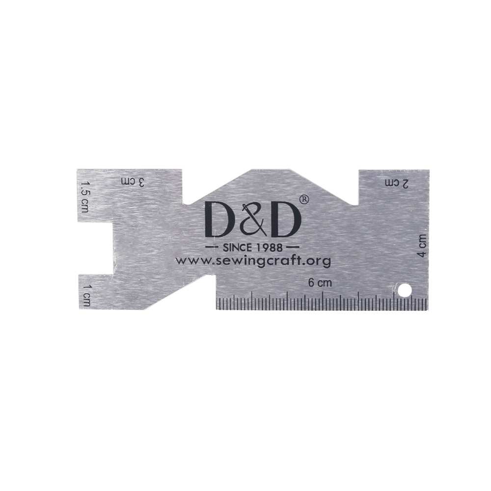 Seam Gauge Metal - Metal Measuring Gauge Quilting Ruler High