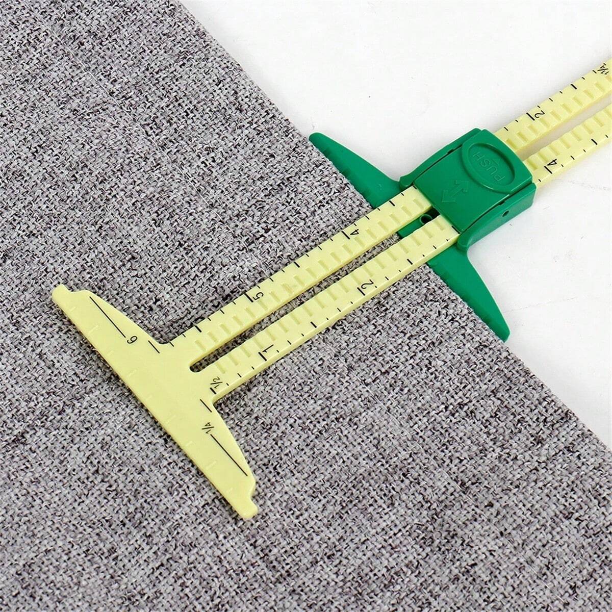 Sewing Gauge Ruler - 1pc Inch Ruler Scale 5-IN-1 Sewing