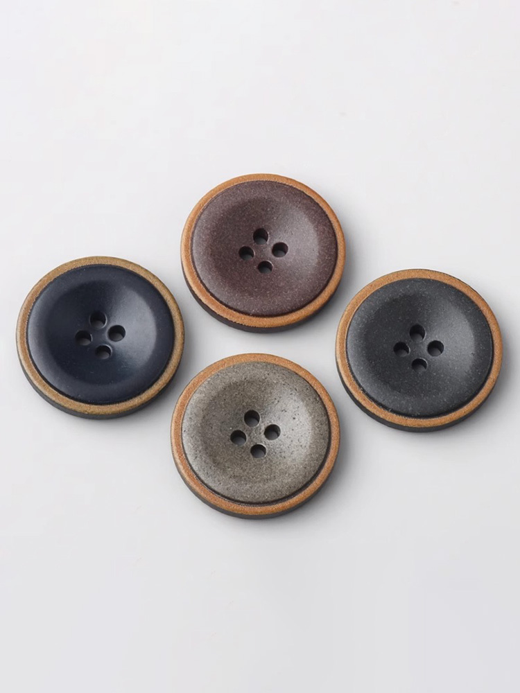 Sewing Recycling - Recycled Resin Coat Buttons Versatile High-End