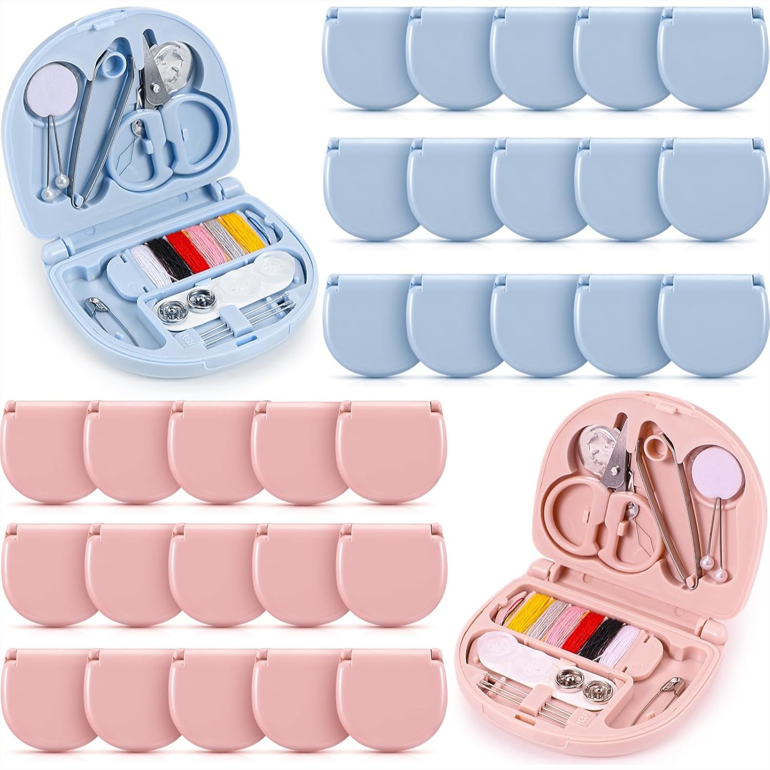 Sewing Thread Production - Mini Travel Sewing Kit 10-Pack, Portable