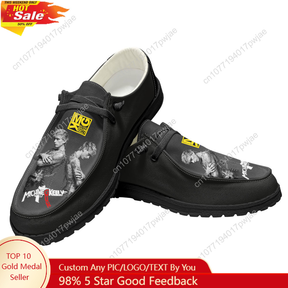 Sewing Custom - M-Machine Gun K-Kelly MGK Casual Shoes