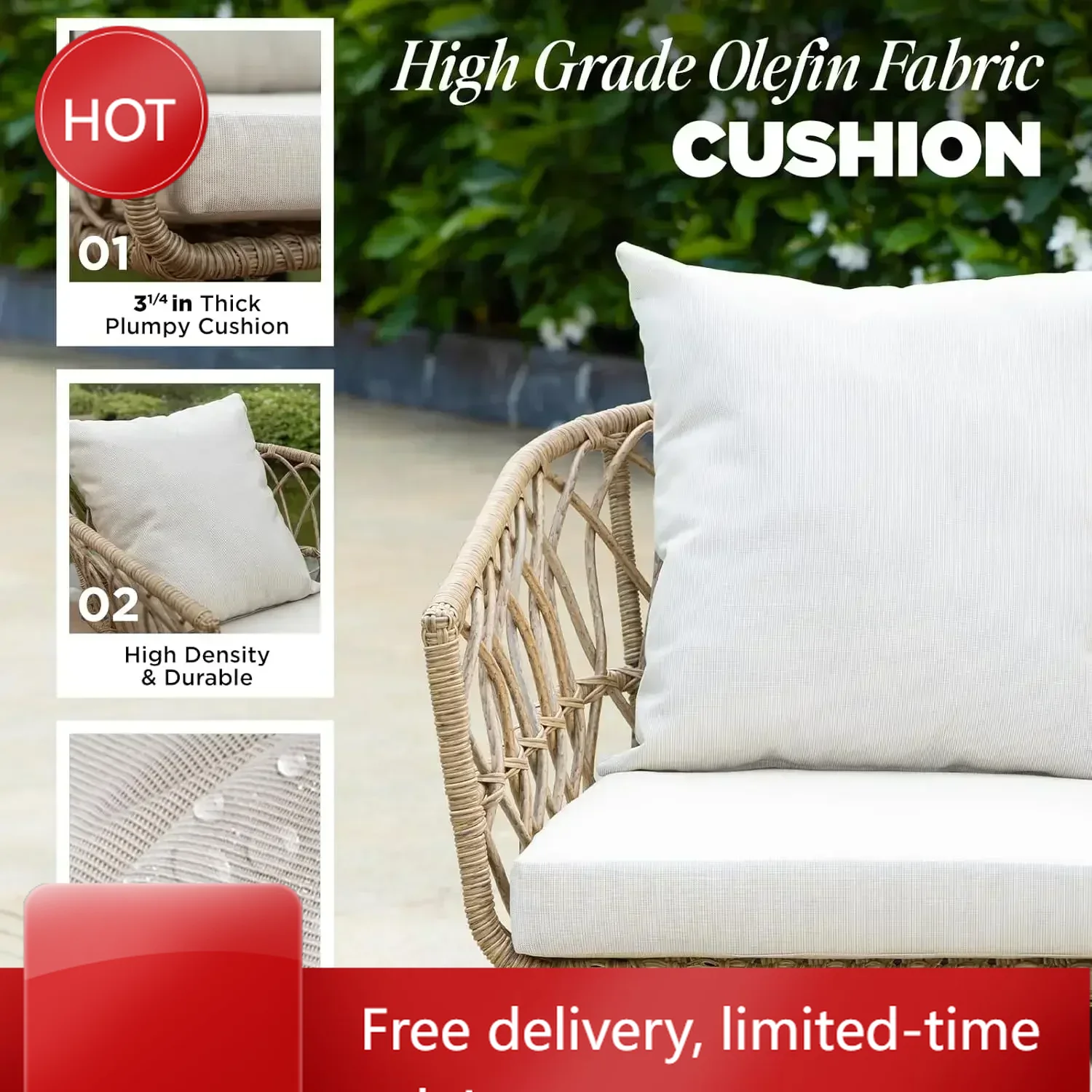 Fabric Weight Set - Time-limitedHeavy Duty 500lbs Weight Capacity Bistro