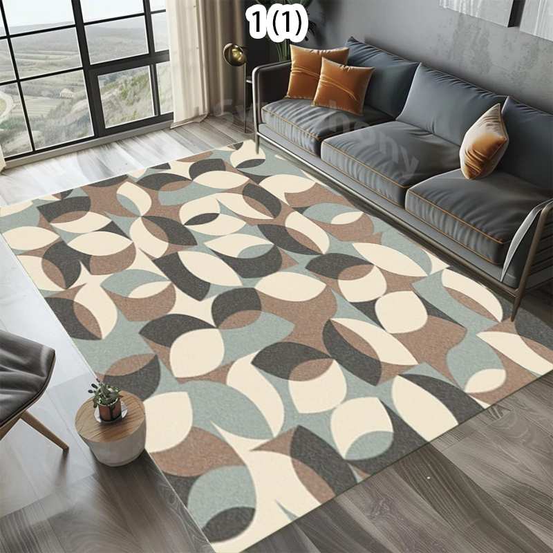 Century Textile & Sewing Supply Saskatoon Sk - Rectangular Area Rug with Mid Century