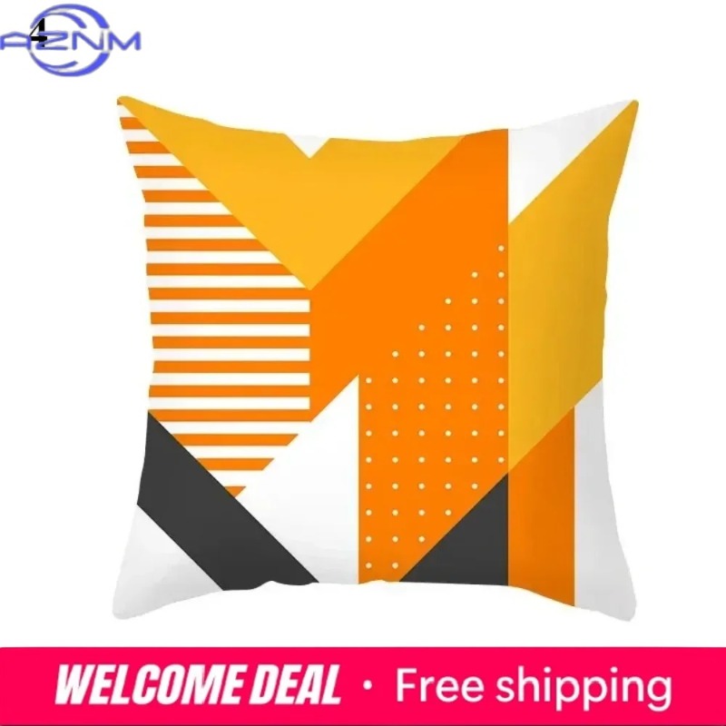 Boho Orange Abstract Cushion C - Century Textile & Sewing Supply Saskatoon Sk avis et prix