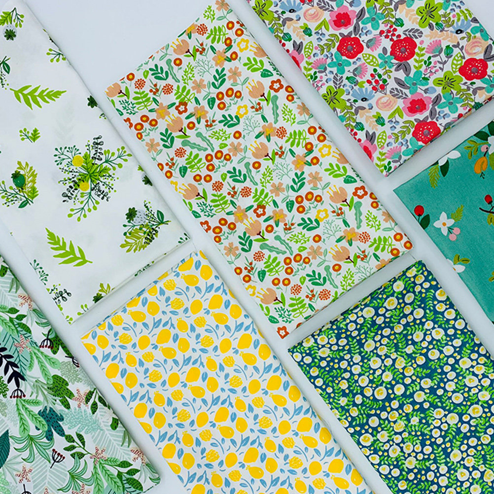 7 Pcs Floral Sewing Cloth Prec - Sewing In Textile avis et prix
