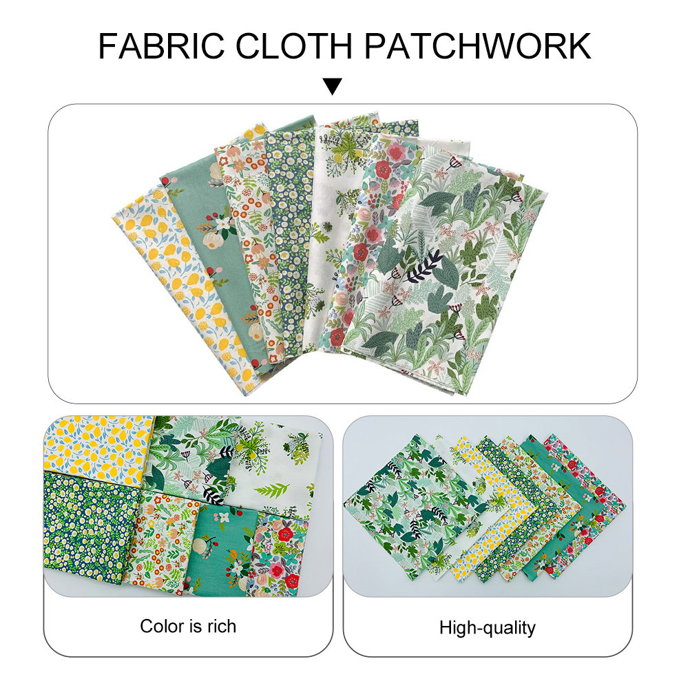 7 Pcs Floral Sewing Cloth Prec - Sewing In Textile avis et prix