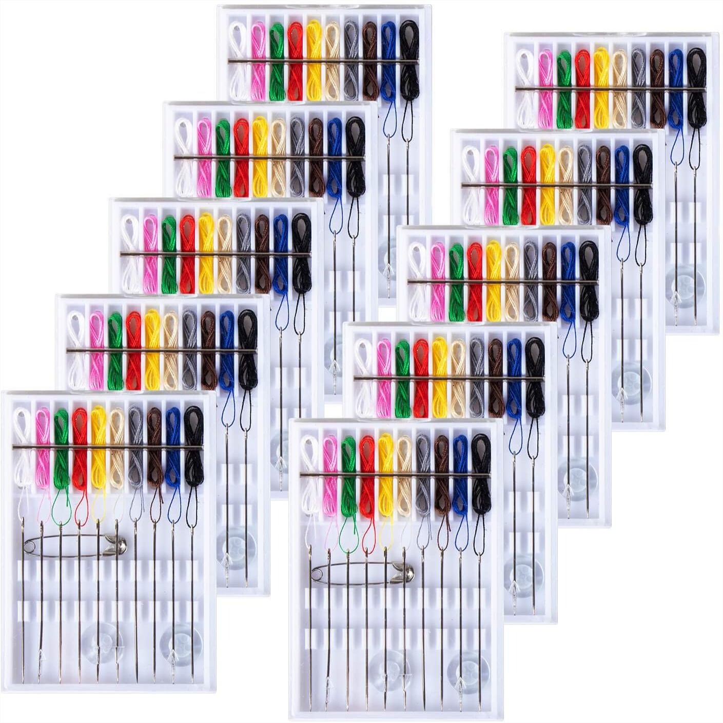 Pre-Threaded Sewing Kit 10 Box - Sewing Thread Production avis et prix
