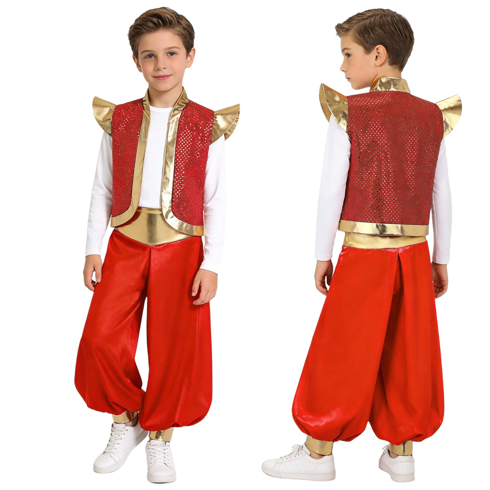 Boys Arabian Cosplay Costumes  - Shoulder Pad Set In avis et prix