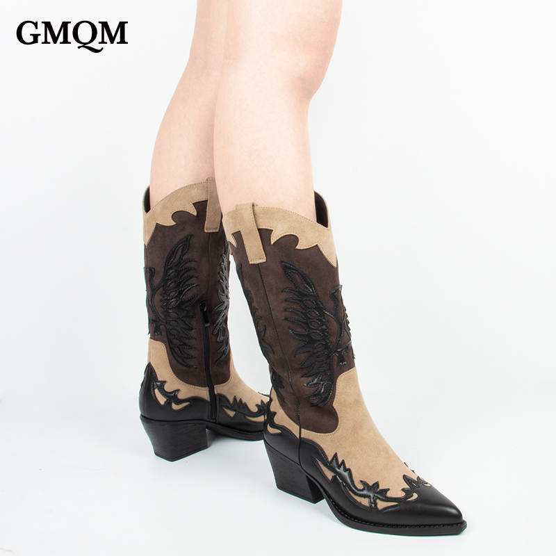 GMQM 2025 Women's Mid Calf Boo - Sewing Zipper avis et prix