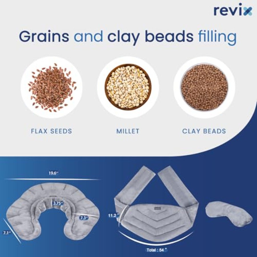 Microwave Heating Pad for Neck - Shoulder Pad Set In avis et prix