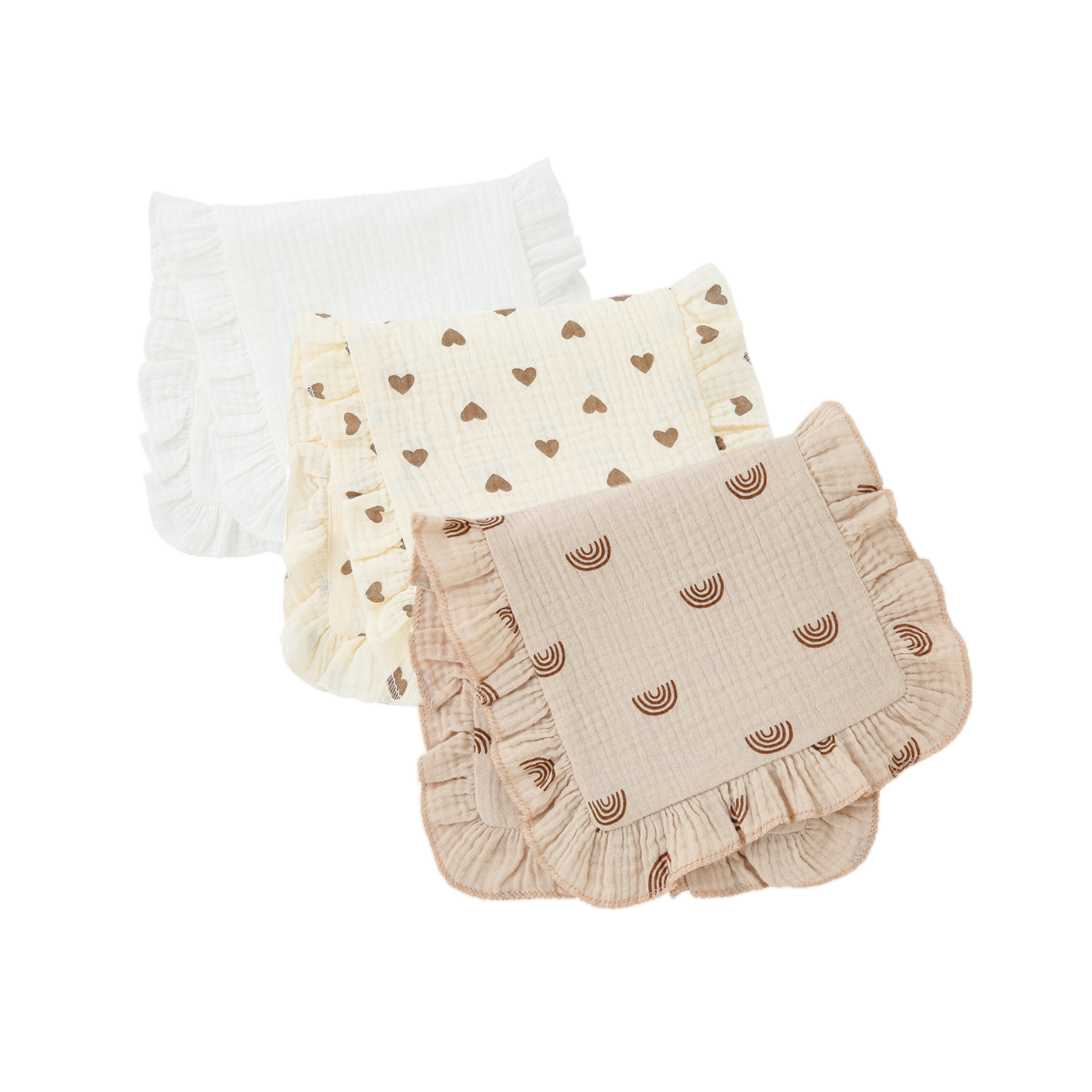 3Pcs/Set Solid And Printed Col - Shoulder Pad Set In avis et prix