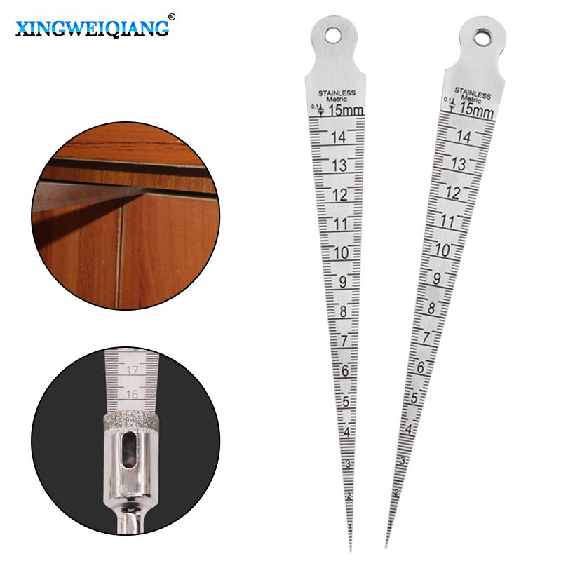 1PC Taper Gauge Feeler 1-15mm  - Seam Gauge Metal avis et prix