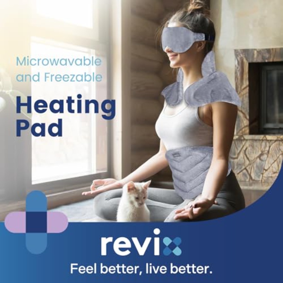 Microwave Heating Pad for Neck - Shoulder Pad Set In avis et prix