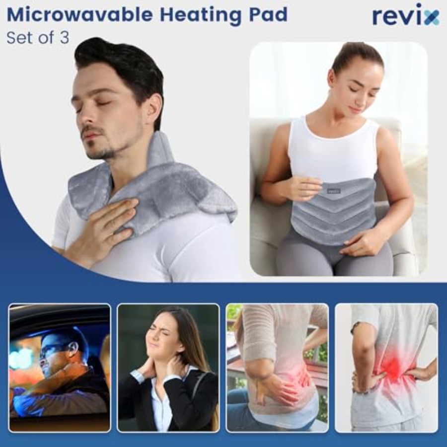 Microwave Heating Pad for Neck - Shoulder Pad Set In avis et prix