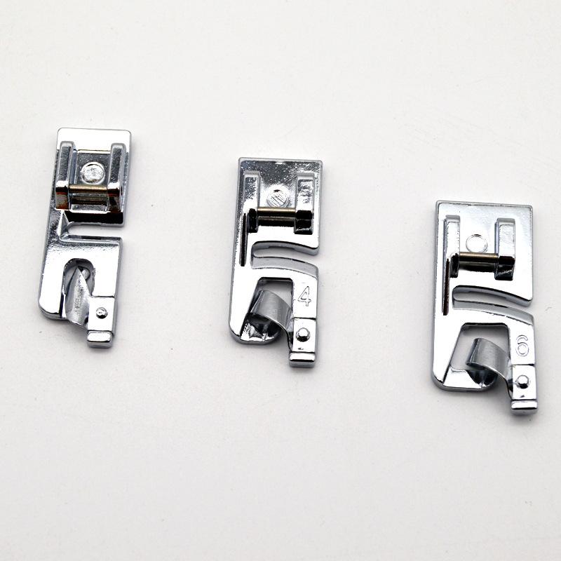 HOT! 3pcs 3mm, 4mm 6mm Narrow  - Rolled Hem Foot avis et prix