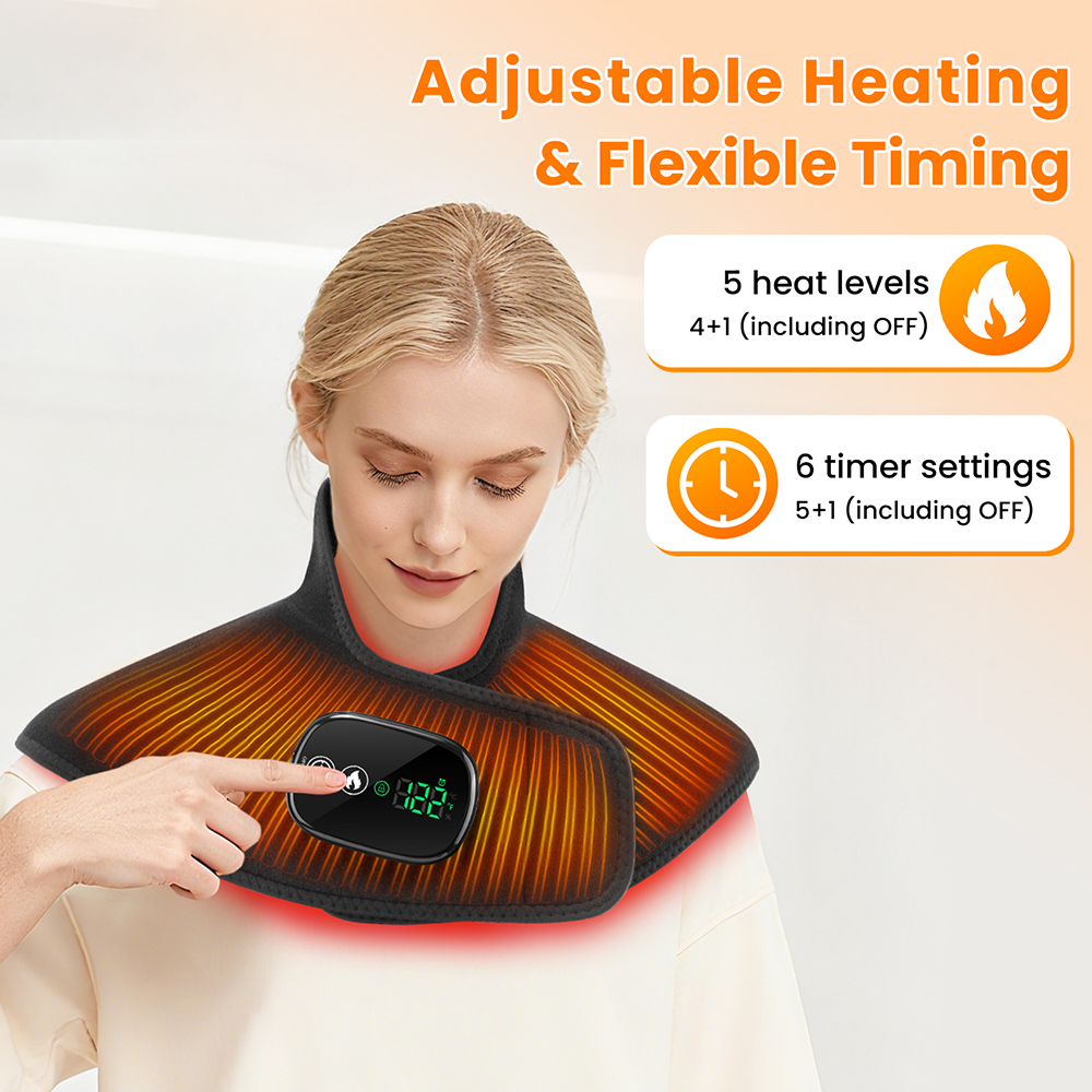 Wireless Heating Pad And Neck  - Shoulder Pad Set In avis et prix