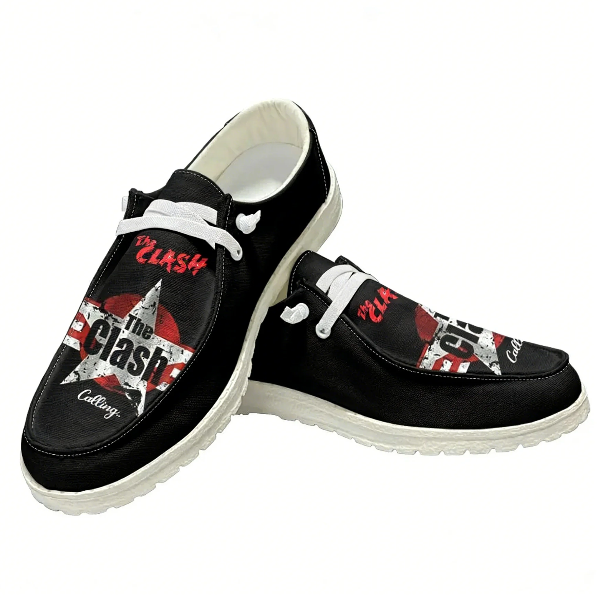 The Clash Rock Band Casual Sho - Sewing Custom avis et prix