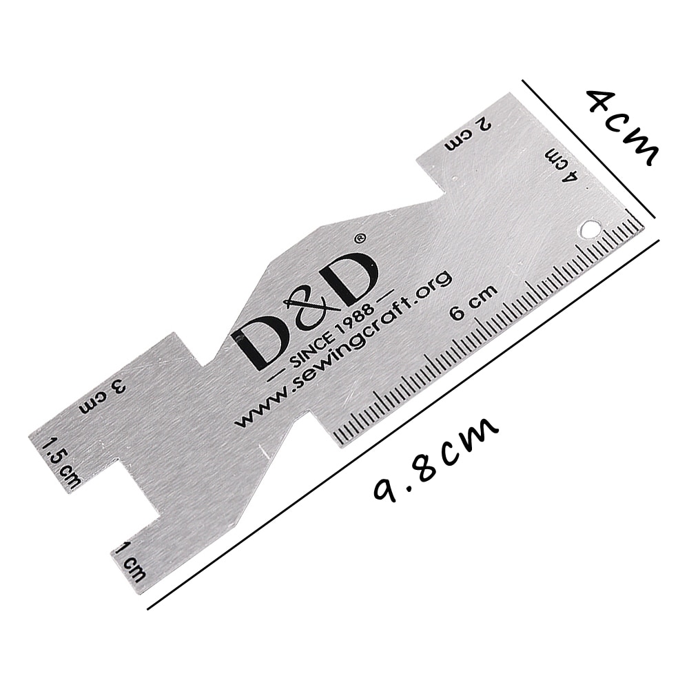 Metal Measuring Gauge Quilting - Seam Gauge Metal avis et prix