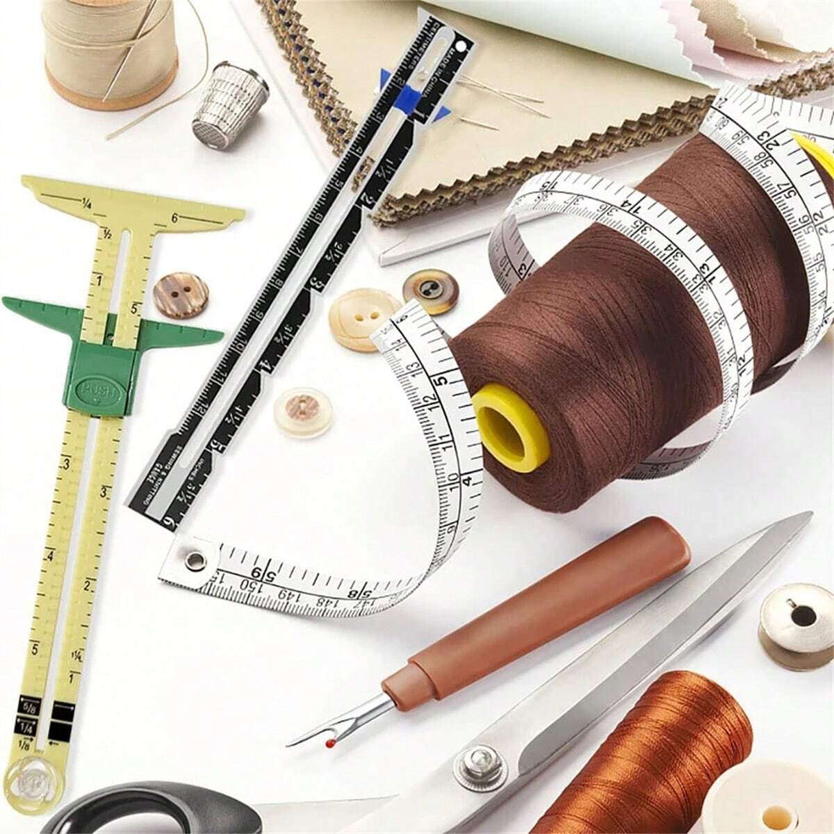 1pc Inch Ruler Scale 5-IN-1 Se - Sewing Gauge Ruler avis et prix