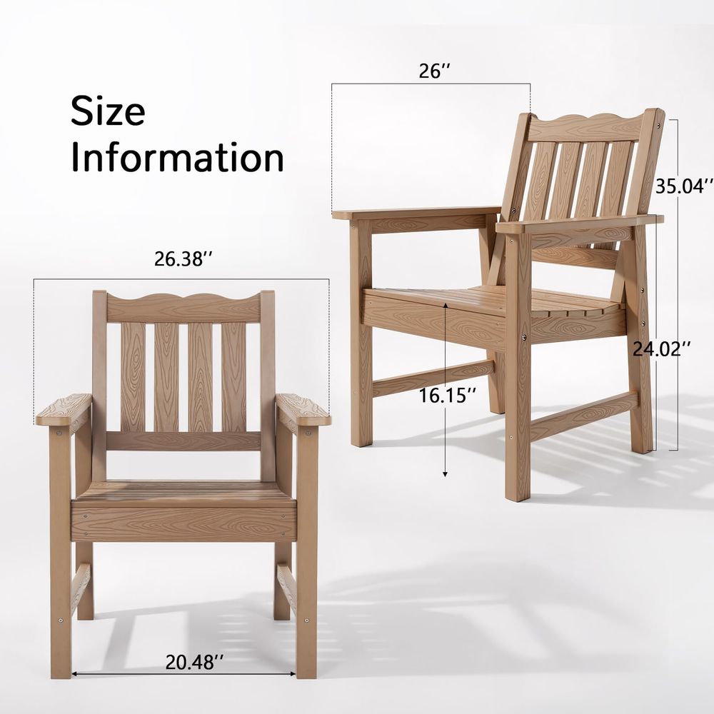 AllWeather Patio Chairs Set of - Fabric Weight Set avis et prix
