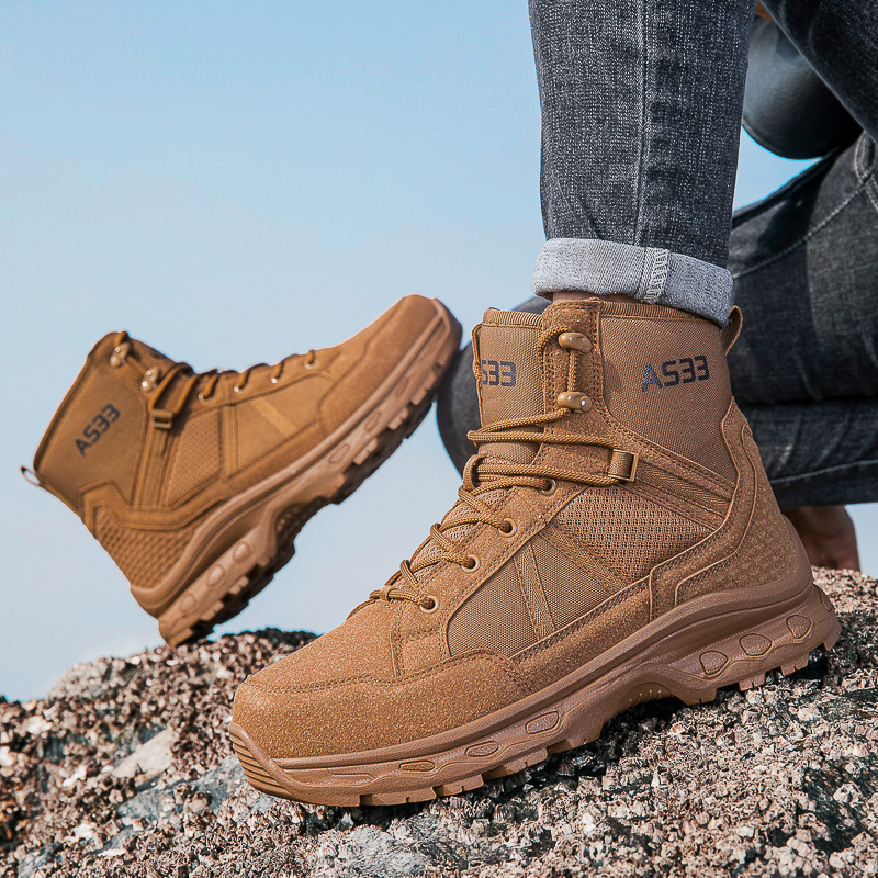 Men's Military Tactical Boots  - Sewing Zipper avis et prix