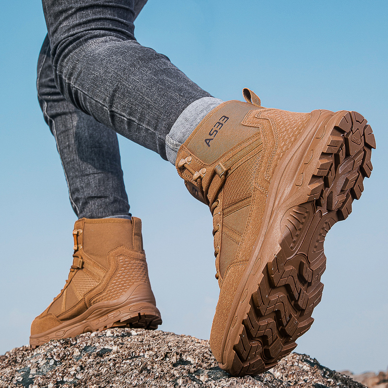 Men's Military Tactical Boots  - Sewing Zipper avis et prix