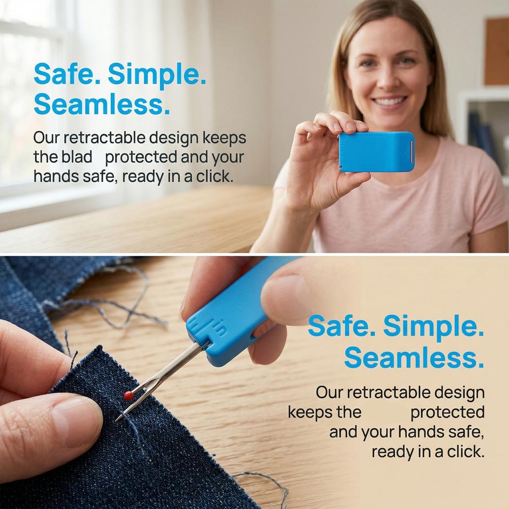 2-in-1 Magnetic Sewing Track S - Seam Ripper Tool avis et prix
