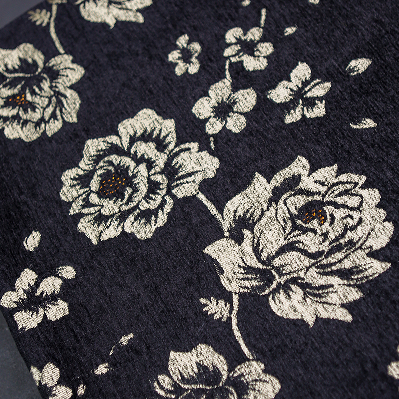 Black Gold Peony Jacquard Fabr - Fabric Weight Set avis et prix