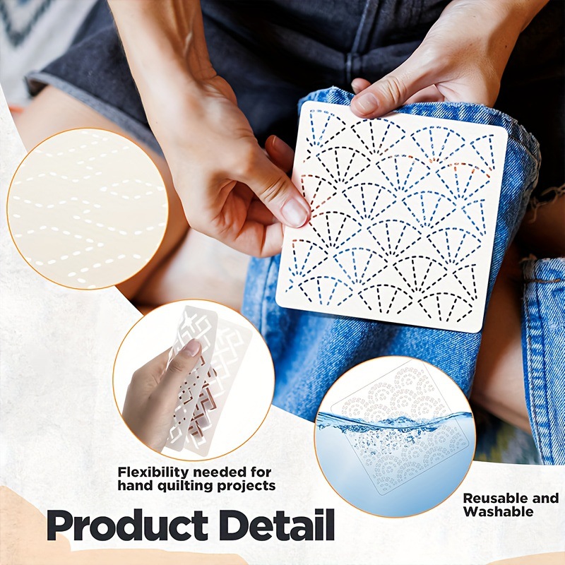 30Pcs Embroidery Templates DIY - Sewing Expert avis et prix