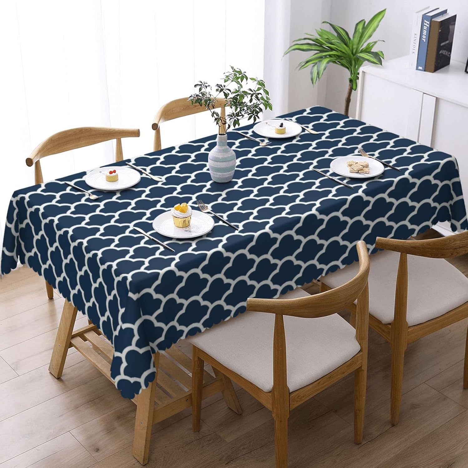 Blue Tablecloth Navy Cloud Sea - Century Textile & Sewing Supply Saskatoon Sk avis et prix