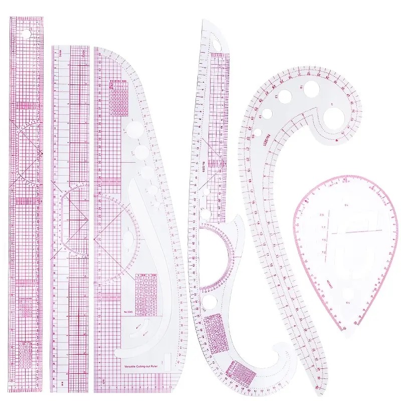 6PCS French Curve Ruler Soft P - Sewing Gauge Ruler avis et prix