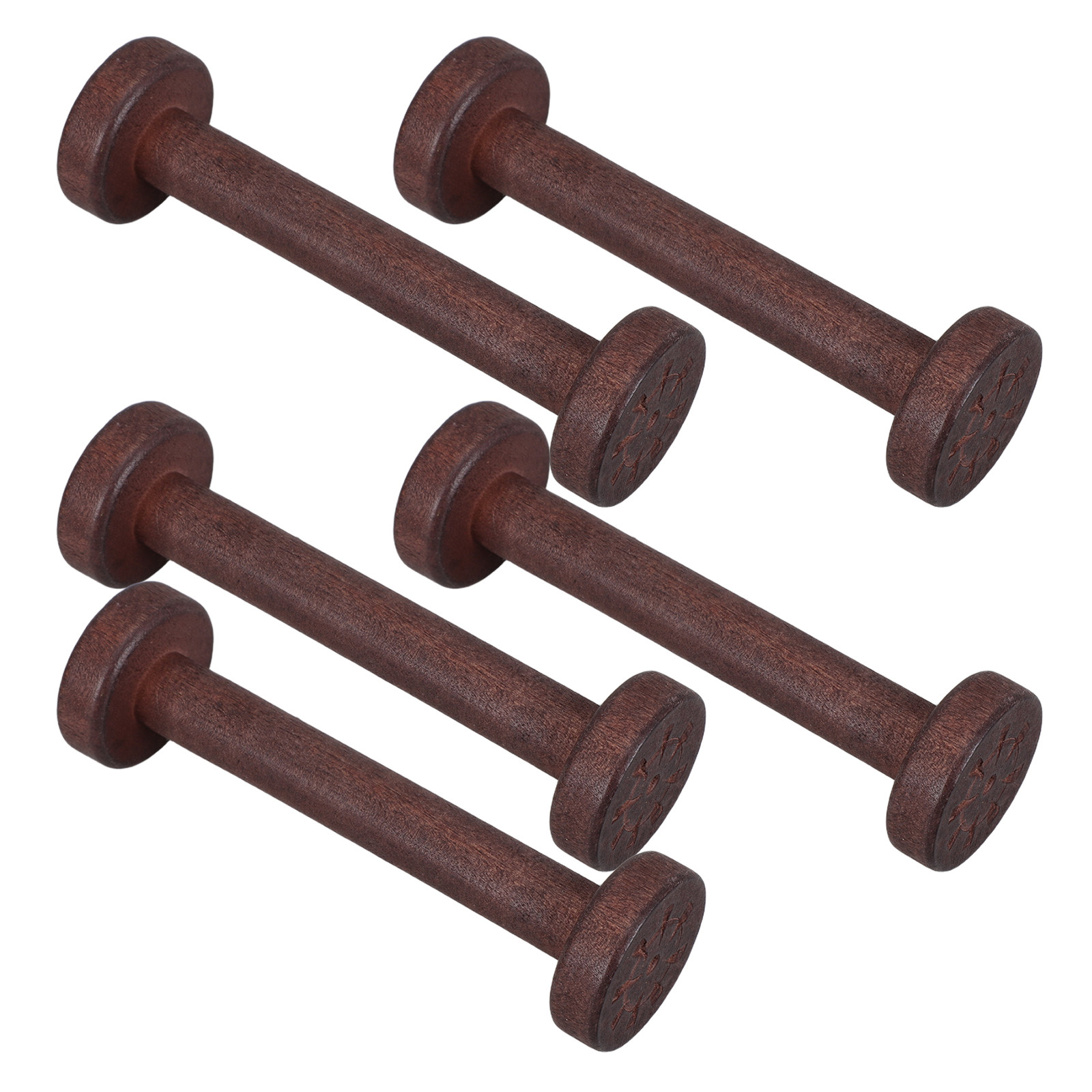 5Pcs Handpolished Wooden Spool - Sewing In Textile avis et prix
