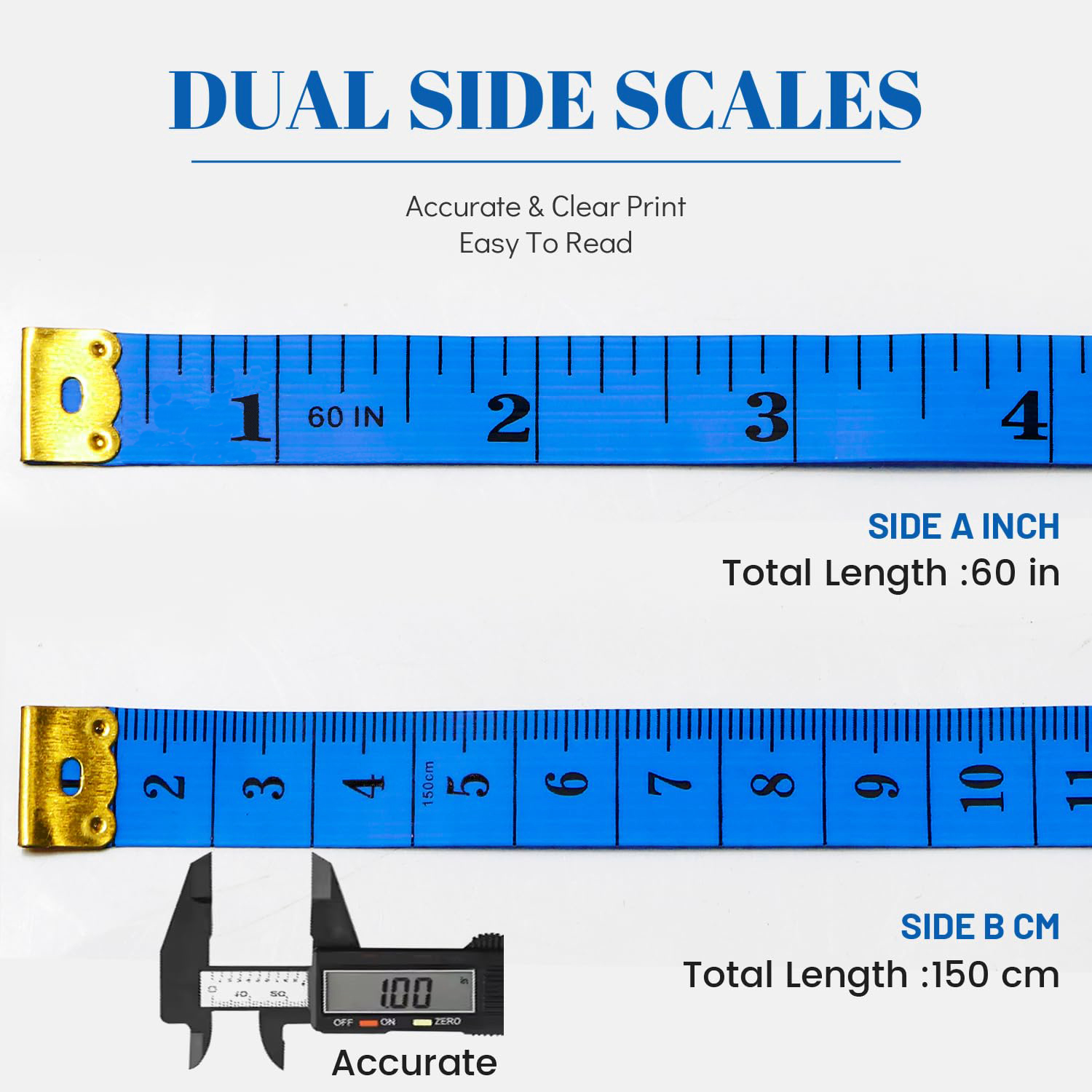 2/3/4PCS Soft Measuring Double - Sewing Gauge Ruler avis et prix