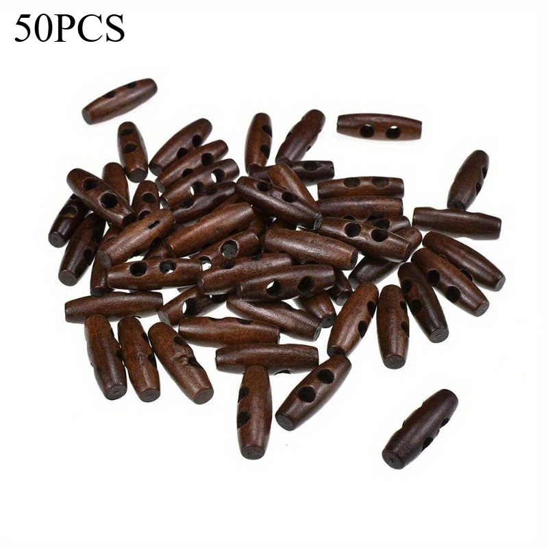 50pcs Recycled Wood Horn Toggl - Sewing Recycling avis et prix