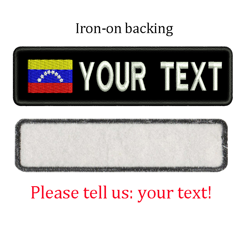 Venezuela Flag Custom Name Pat - Sewing Labels avis et prix
