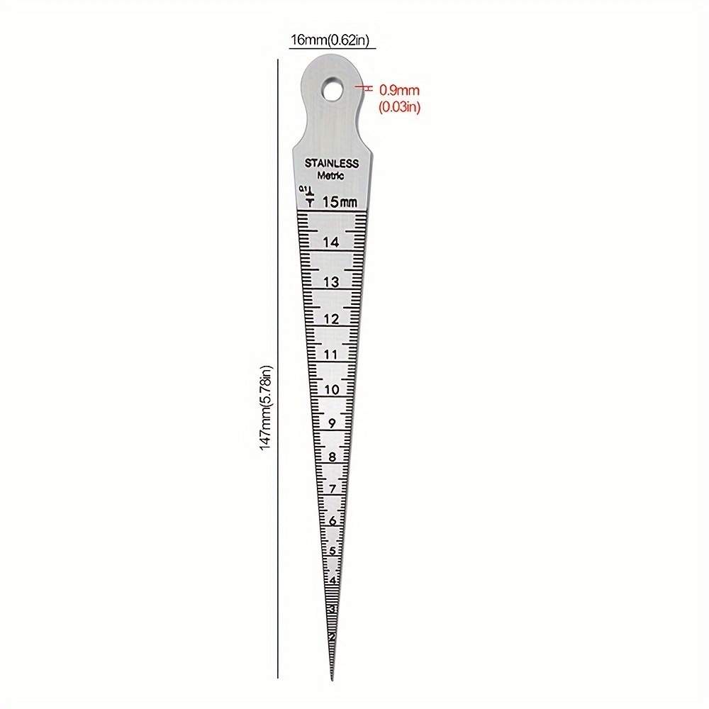 1-15mm Stainless Steel Taper G - Seam Gauge Metal avis et prix