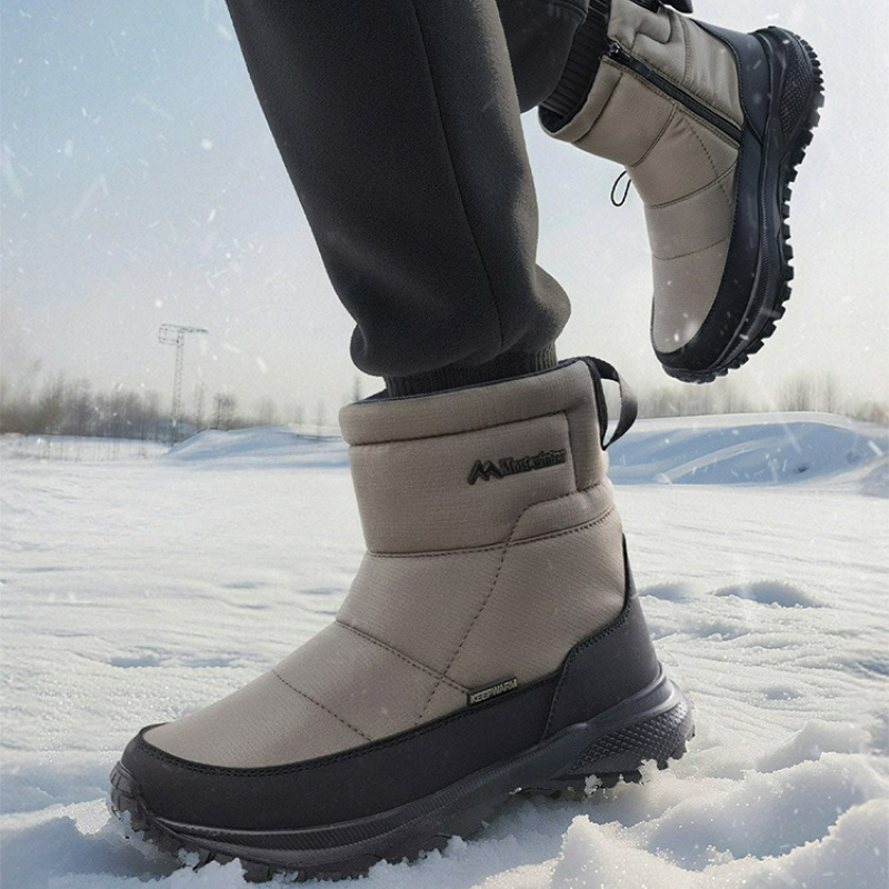 Men's Boots Warm Snow Boots Wa - Sewing Zipper avis et prix
