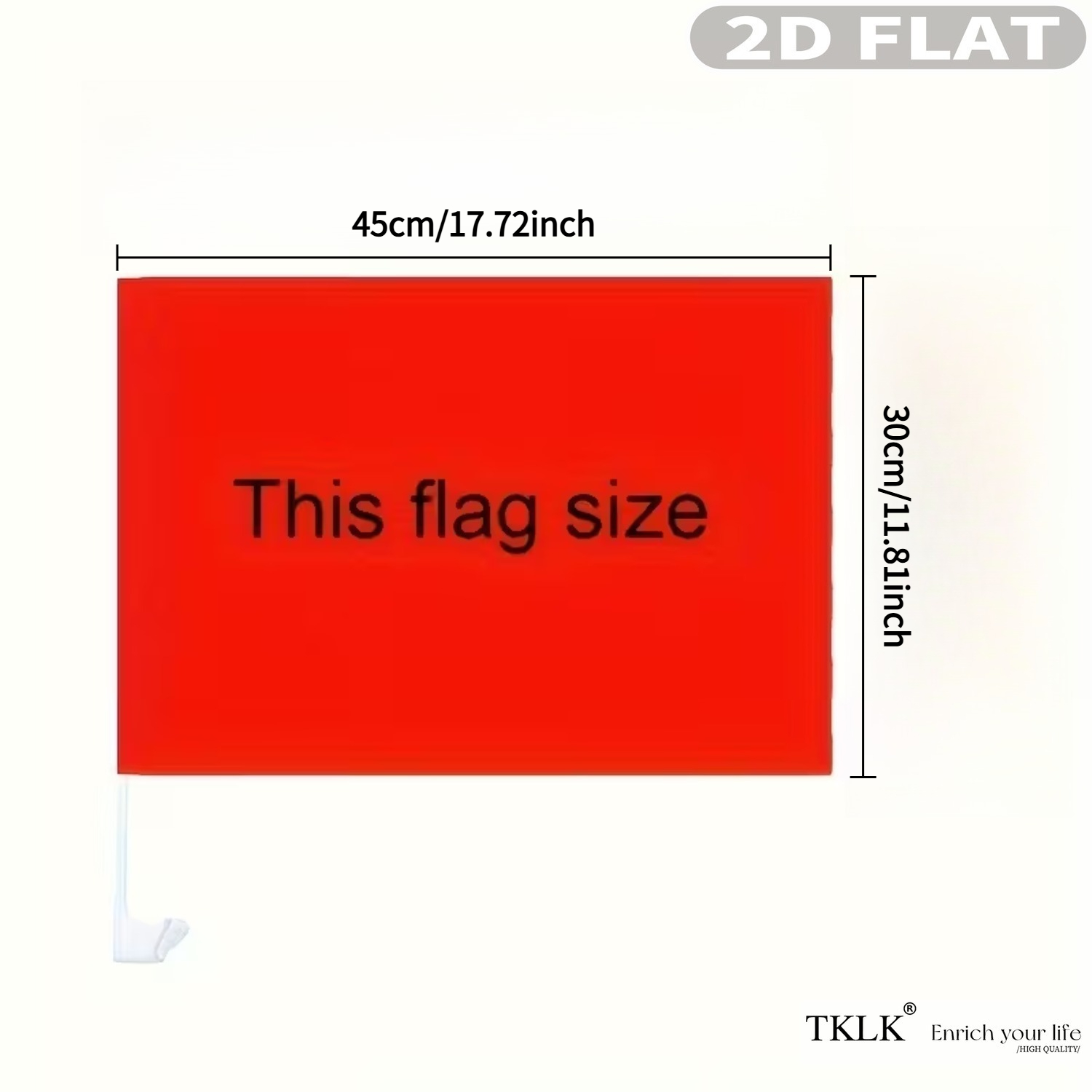 1pc / 5pcs Customize Car Flag  - Sewing Custom avis et prix