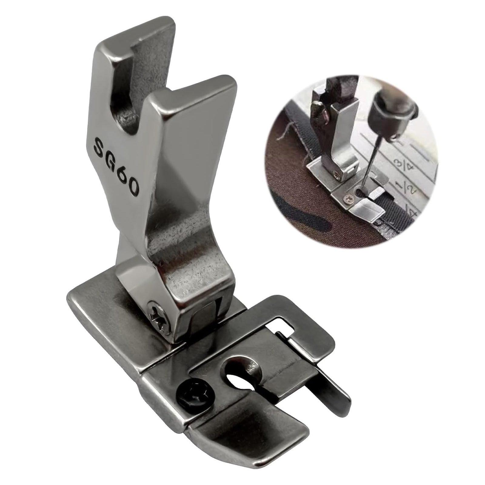 1/4 Inch Seam Foot #SG60 With  - Seam Gauge Metal avis et prix