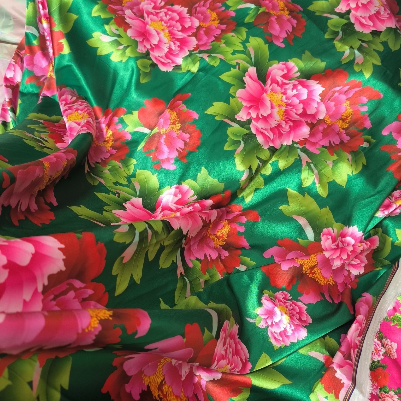 Satin Fabric Cloth without Ove - Sewing In Textile avis et prix