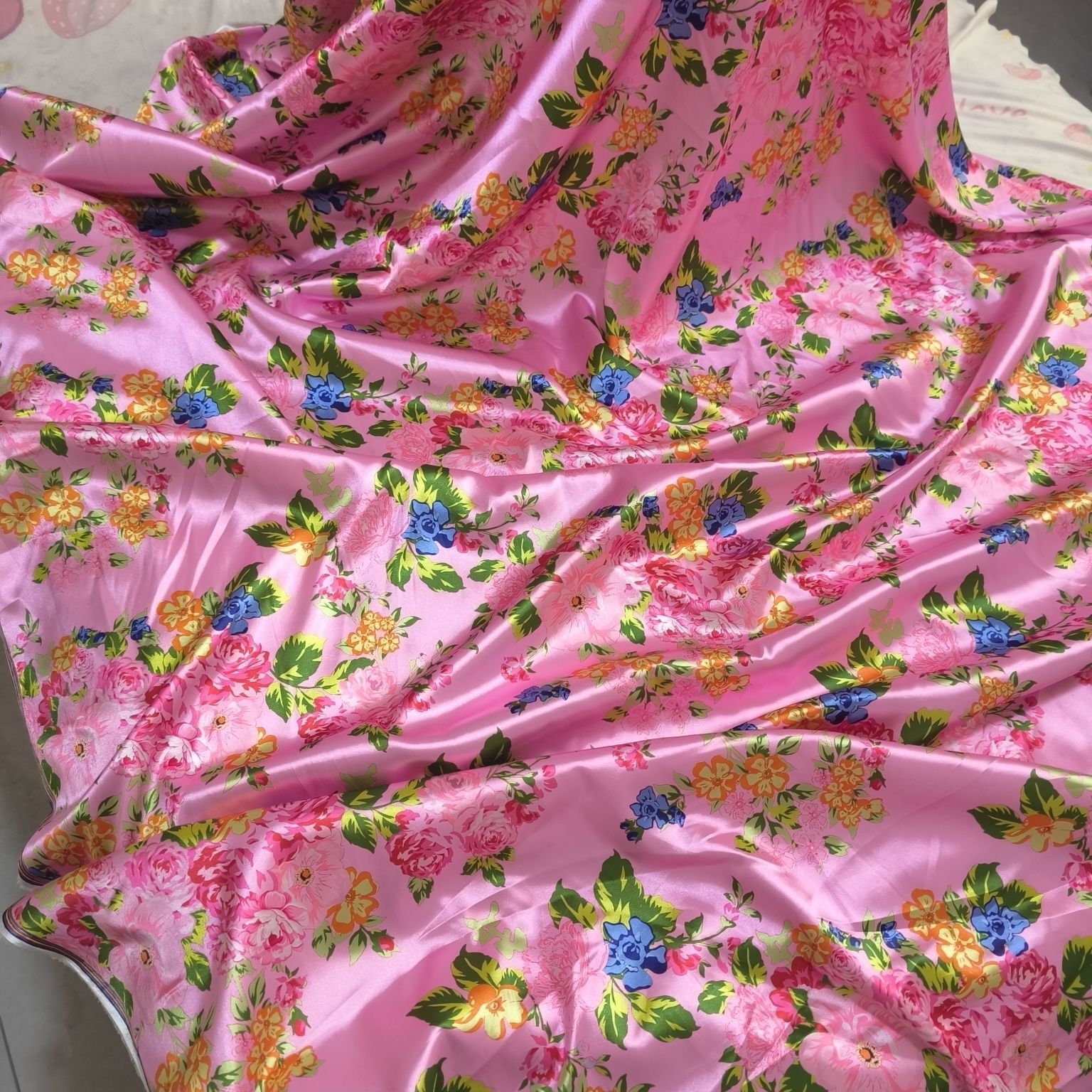 Satin Fabric Cloth without Ove - Sewing In Textile avis et prix