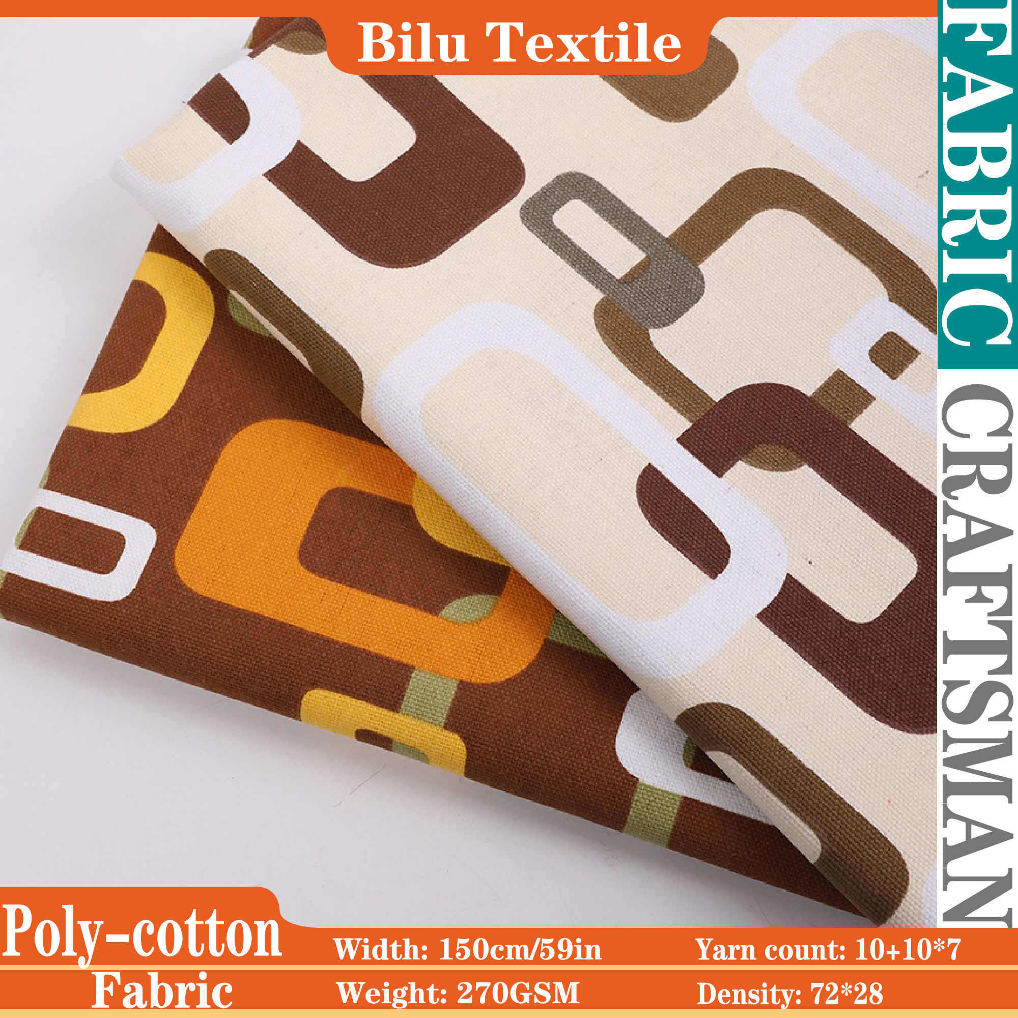 Poly-Cotton Canvas Fabric - De - Sewing In Textile avis et prix