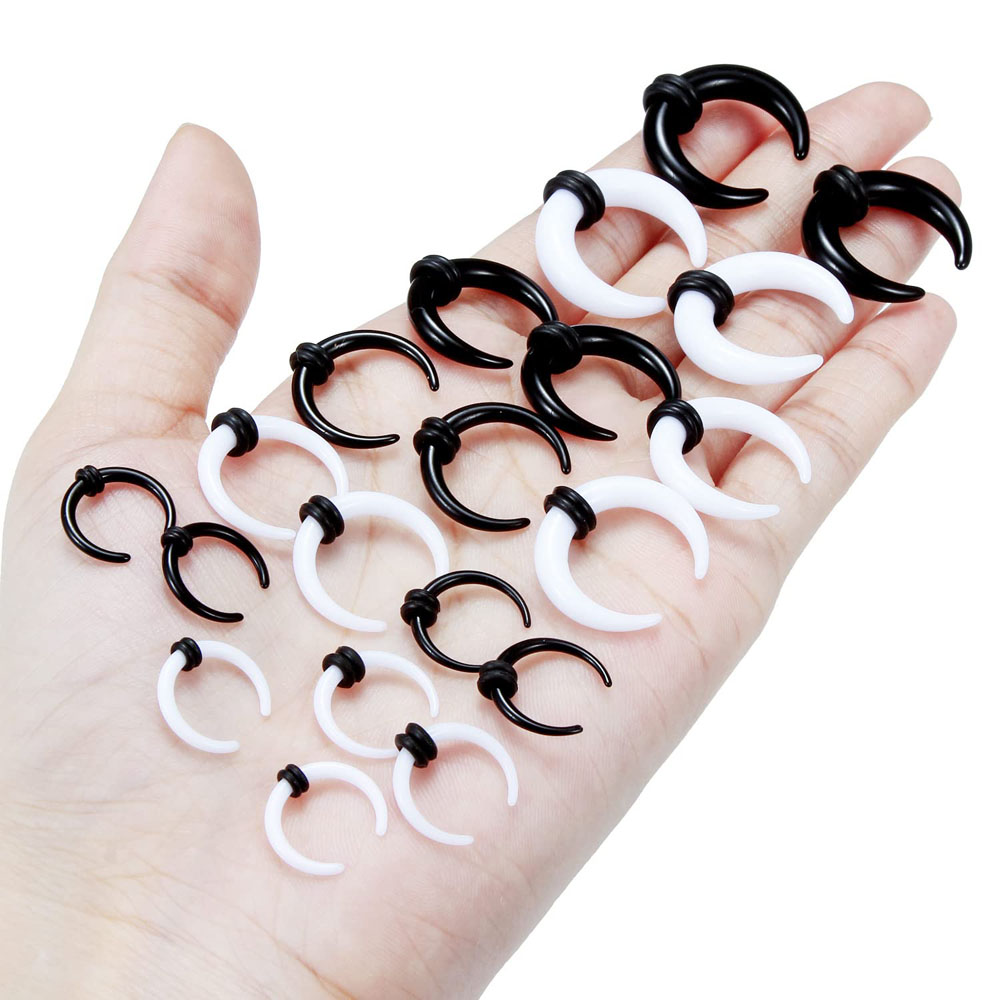 Large Septum Rings 14G 12G 8G  - Seam Gauge Metal avis et prix